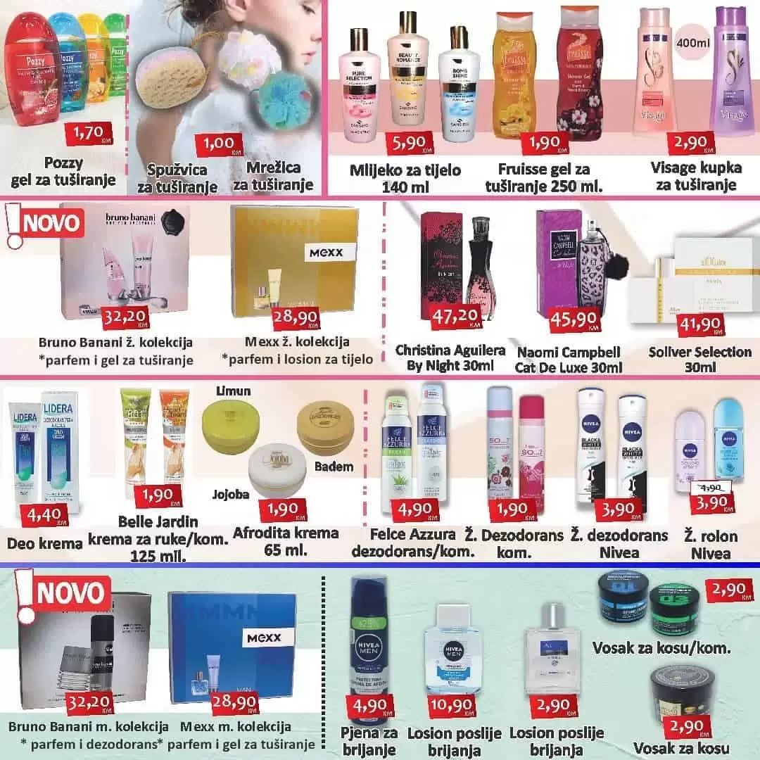 izbor trgovine akcijski katalog. snizenje. akcija. popust.  parfem.