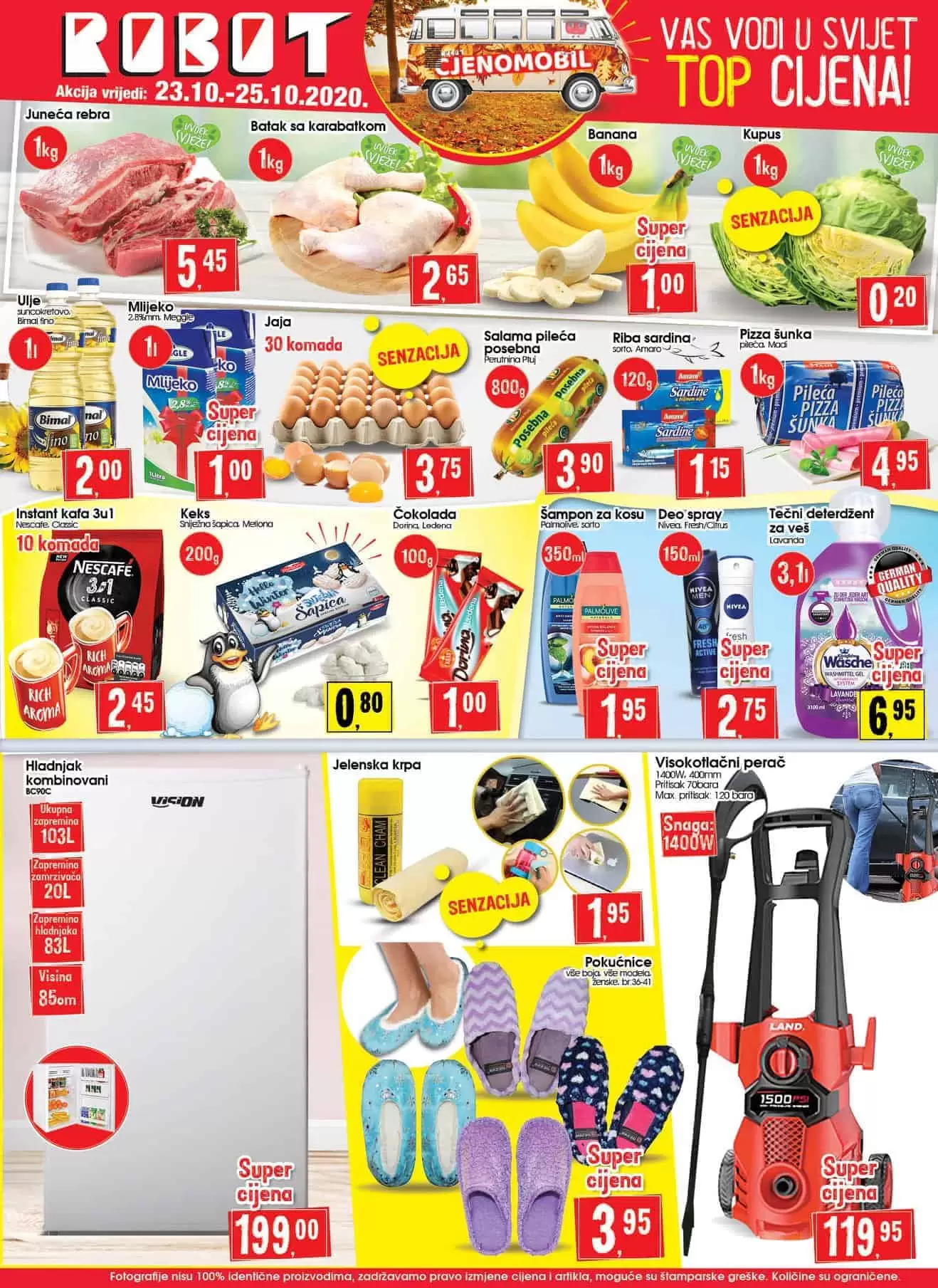 robot akcijski katalog. robot vikend akcija. snizenje. popust. 