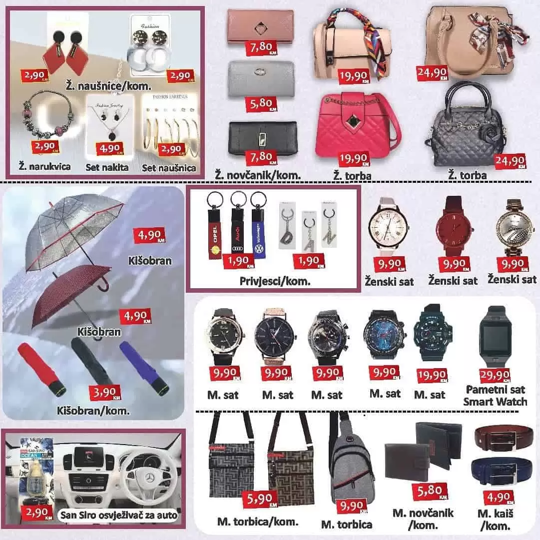 izbor trgovine akcijski katalog. snizenje. akcija. popust.  ruksak. sat. pametni sat. ruksak.