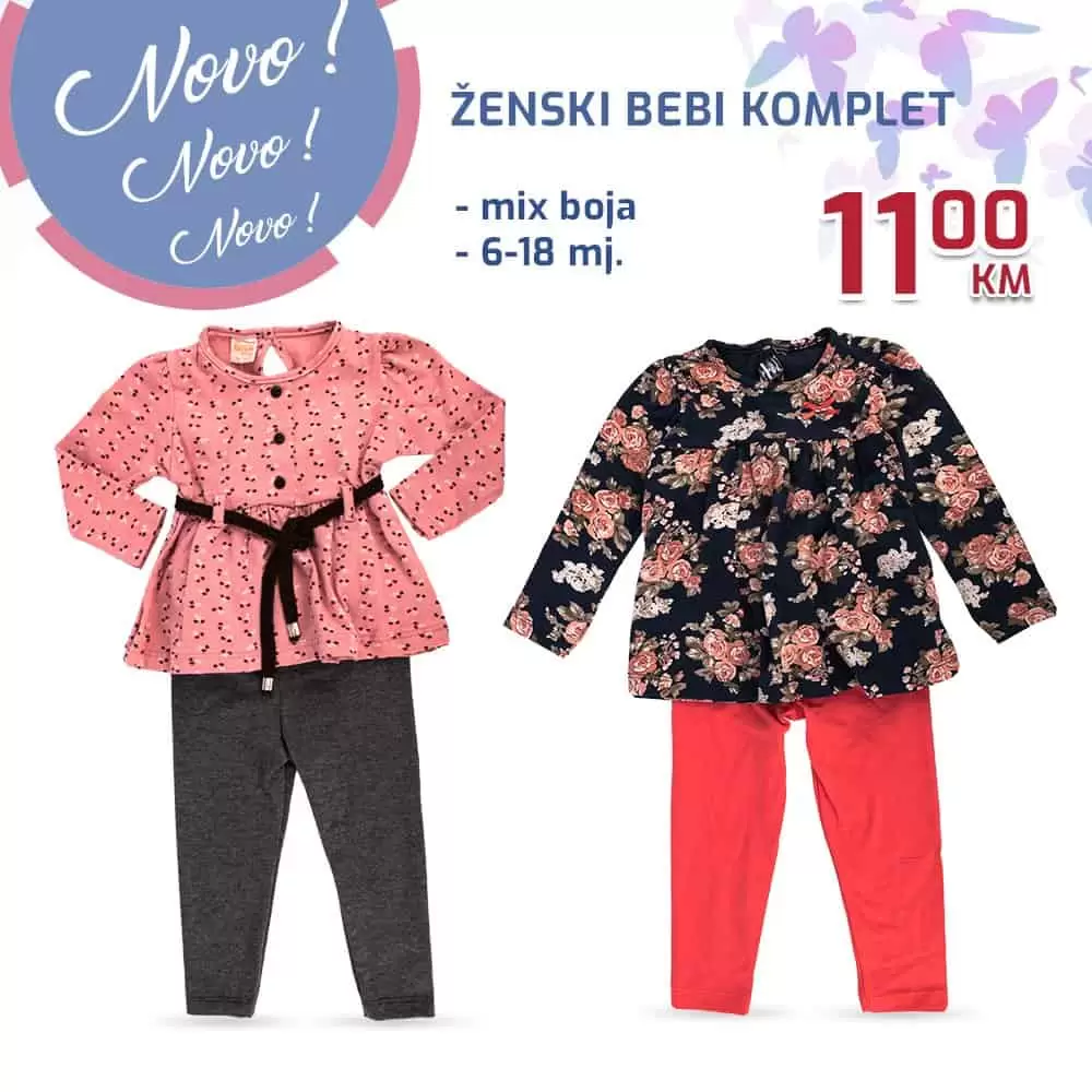 zenski bebi kompleti.