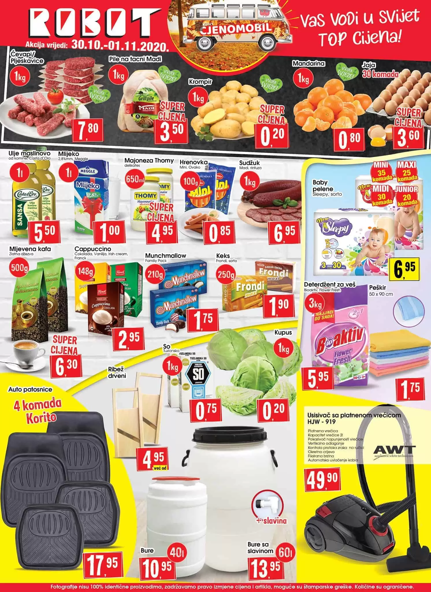 robot akcijski katalog. robot vikend akcija. snizenje. popust. 