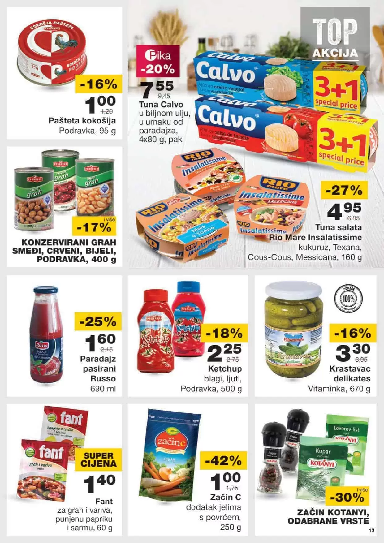 mercator katalog. mercator lozionicka. mercator akcija. mercator popust.  tunjevina. calvo riba.