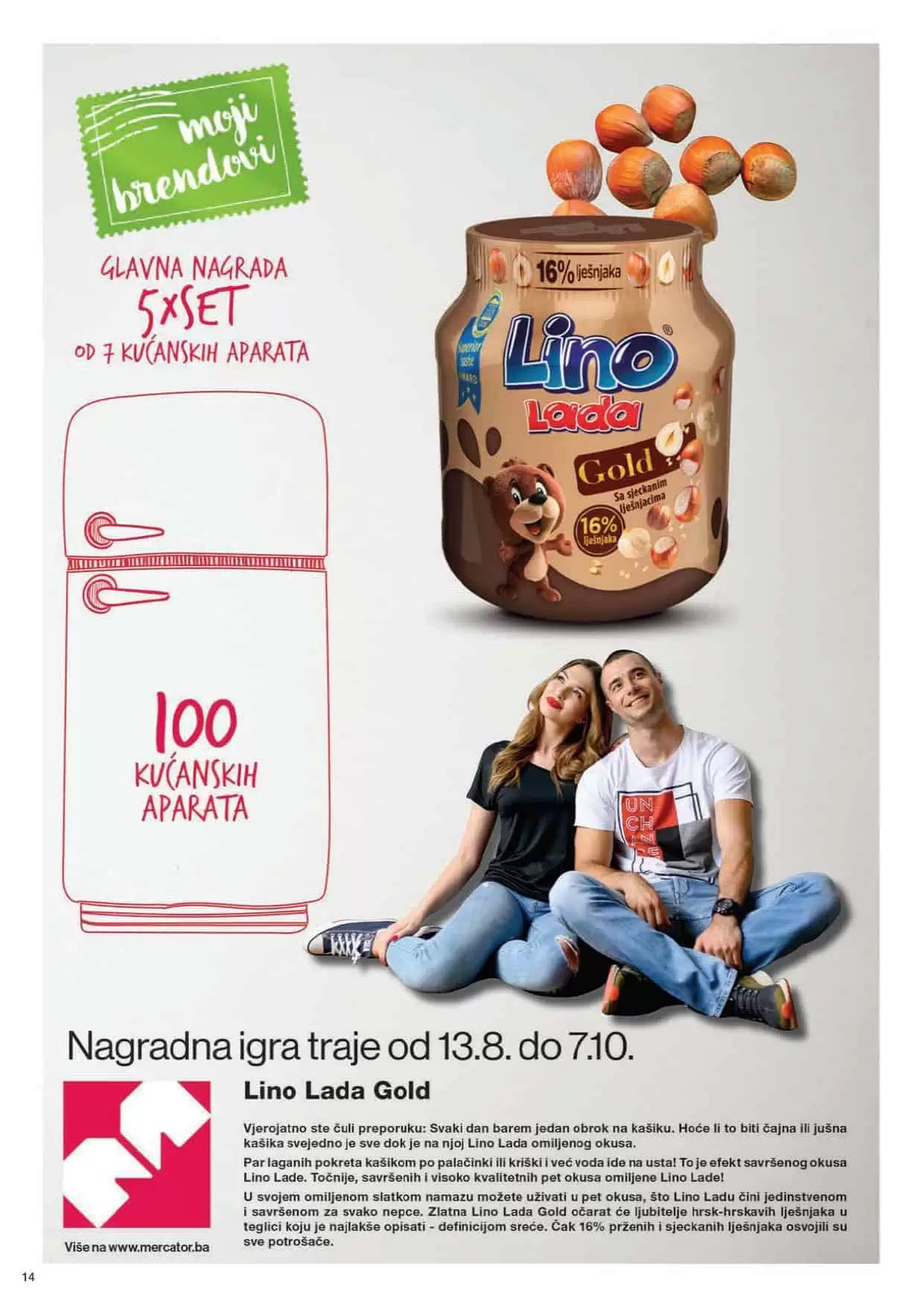 mercator katalog. mercator lozionicka. mercator akcija. mercator popust.  lino namaz