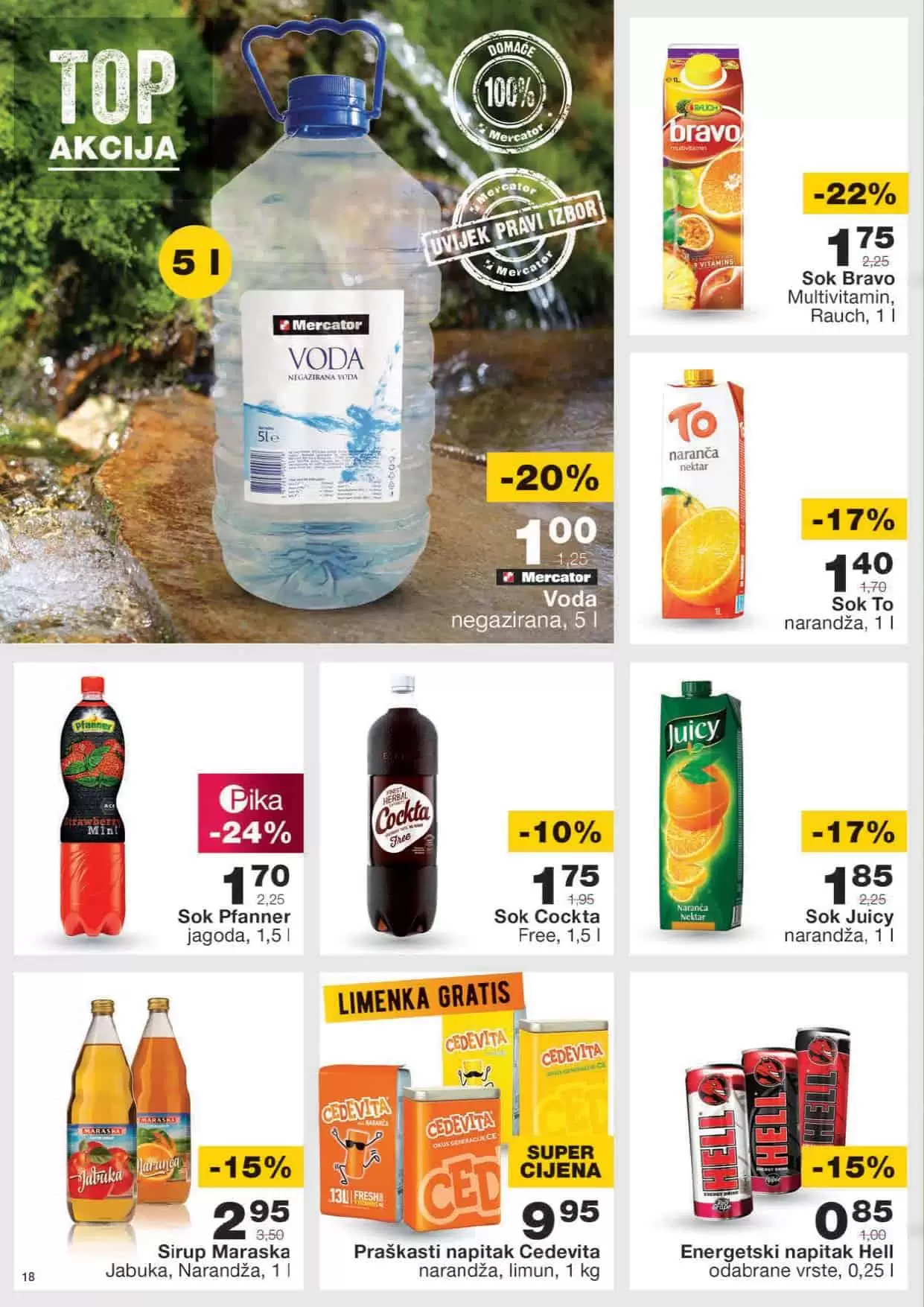 mercator katalog. mercator lozionicka. mercator akcija. mercator popust.  sok. juicy-