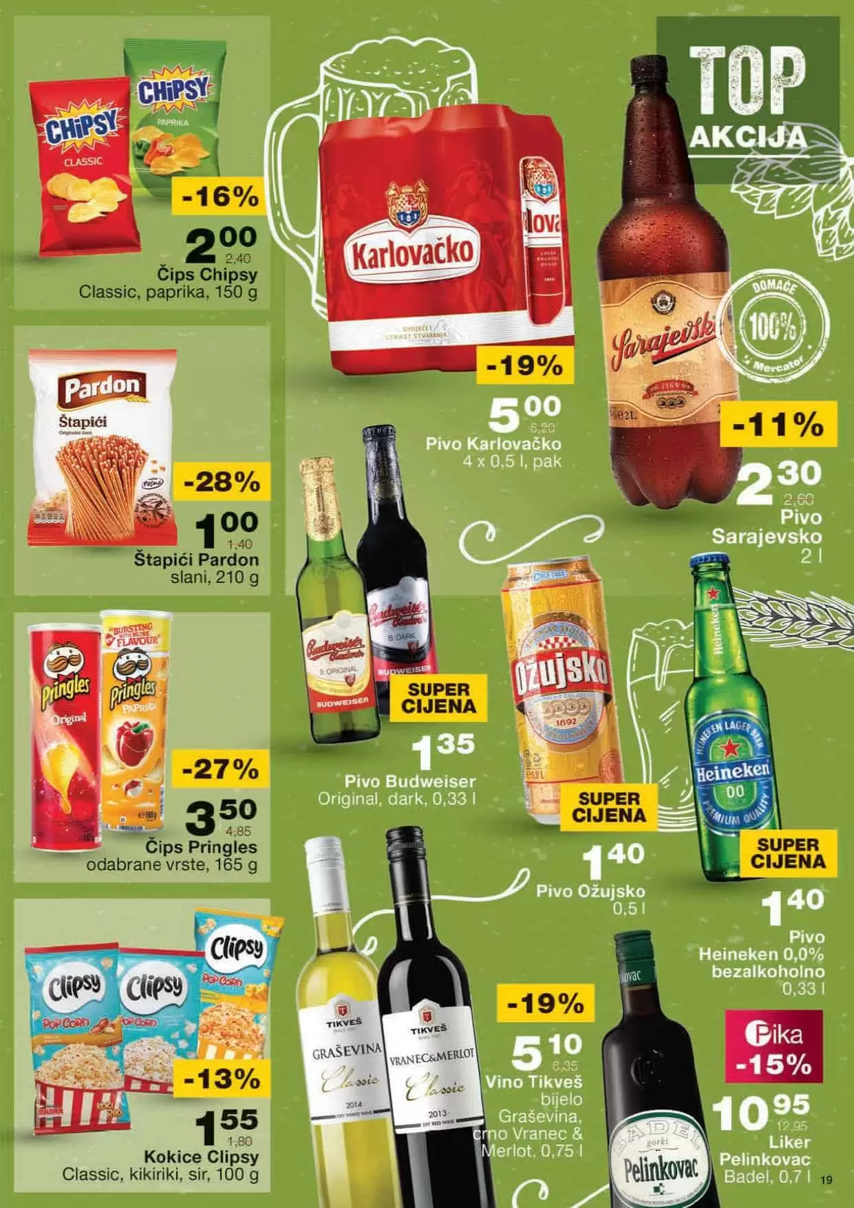 mercator katalog. mercator lozionicka. mercator akcija. mercator popust.  sarajevsko pivo