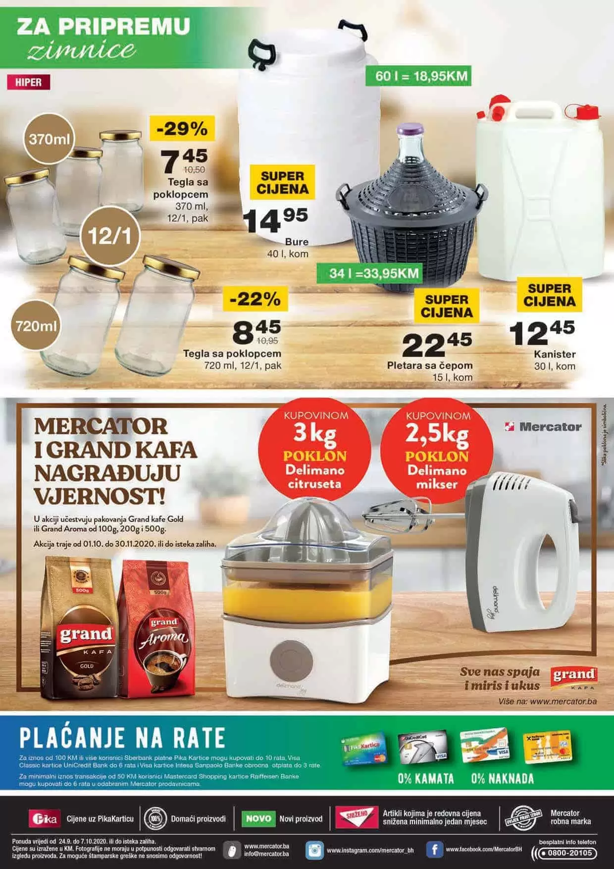 mercator katalog. mercator lozionicka. mercator akcija. mercator popust.  tehnika. sokovnik. pegla