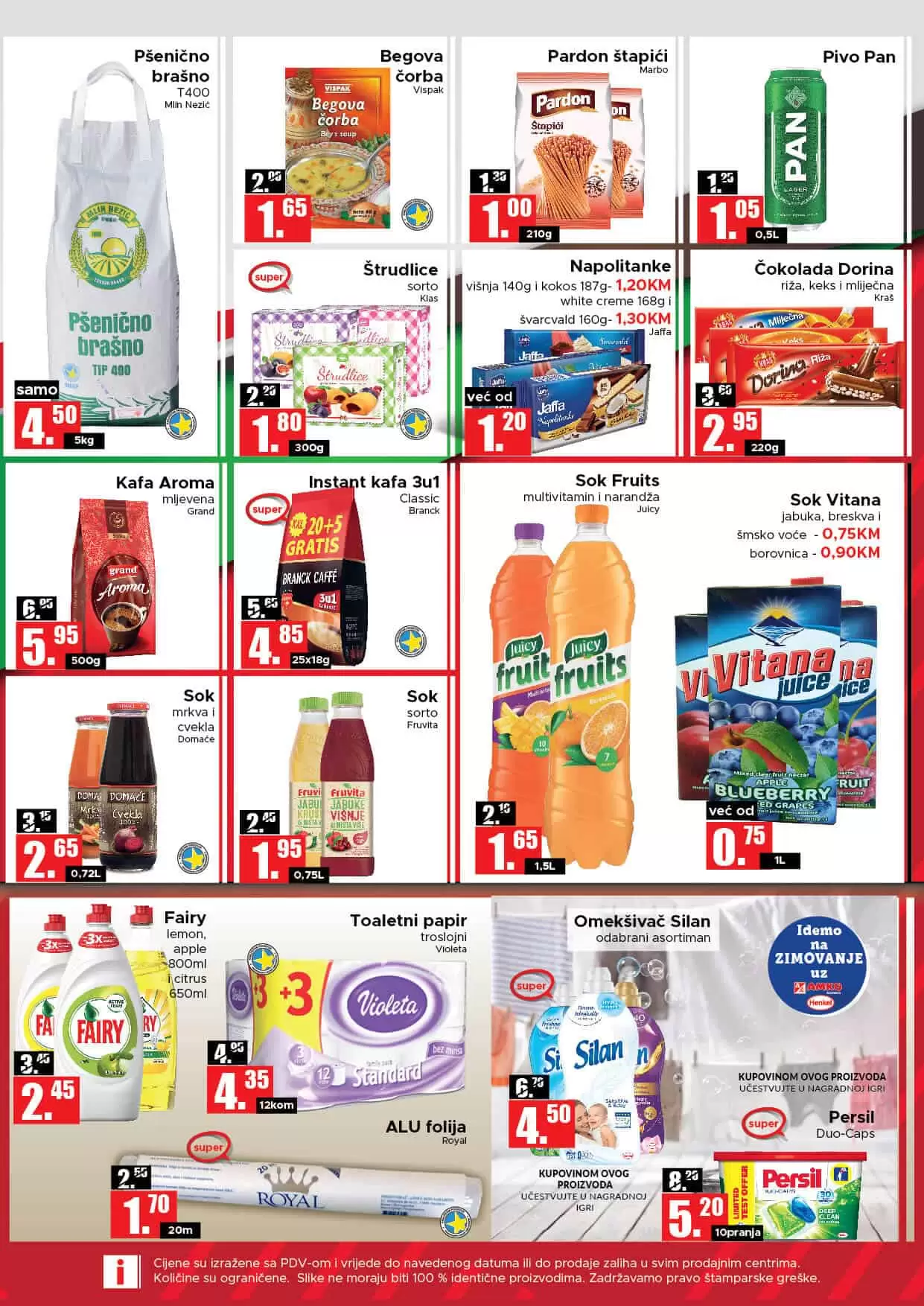 Amko vikend akcija. amko snizenje. amko kupujmo domace. amko nagradna igra. amko popust. najnize cijene.