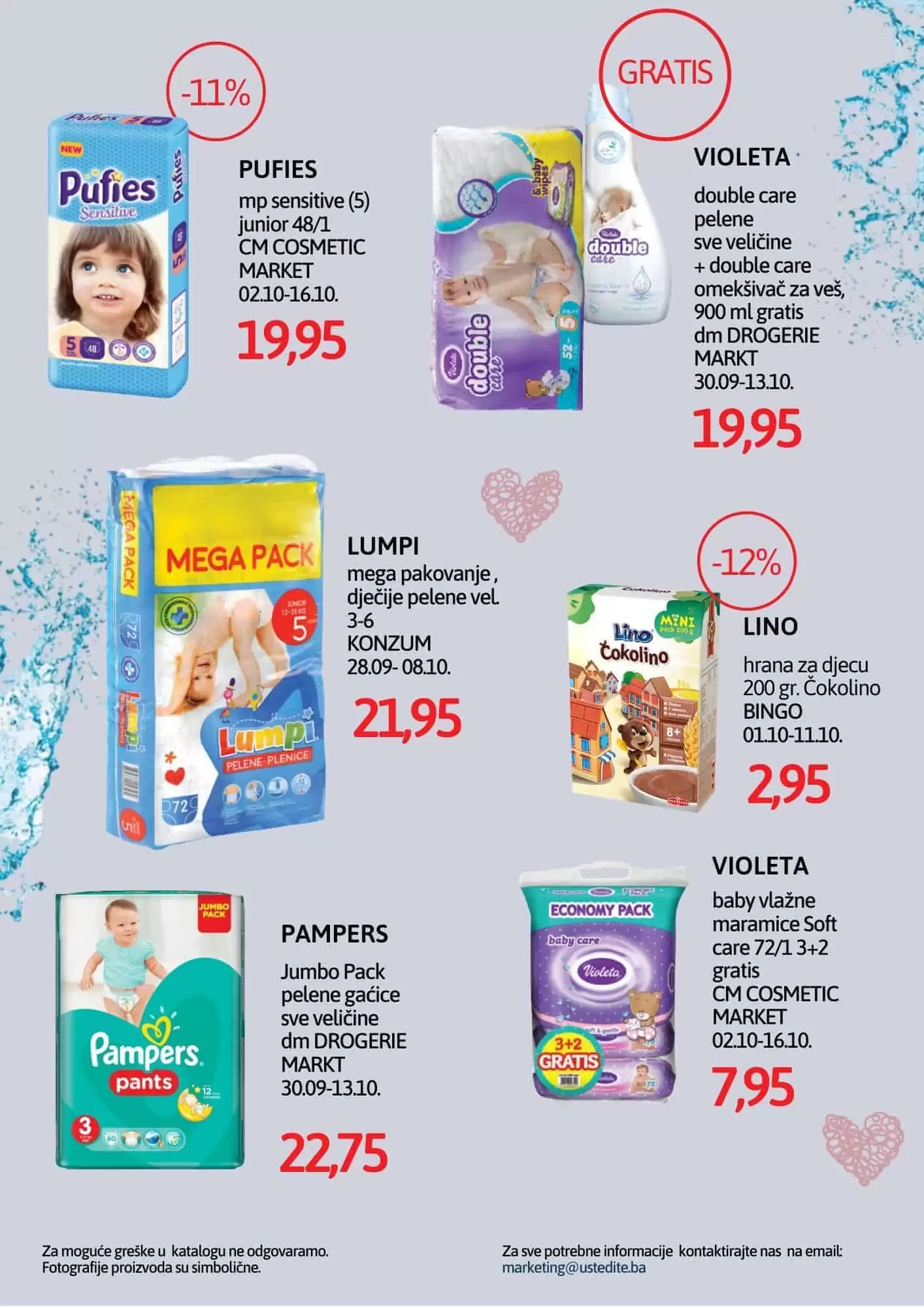 dm-akcijski-katalog cm cosmetic market. bingo. konzum. amko. 