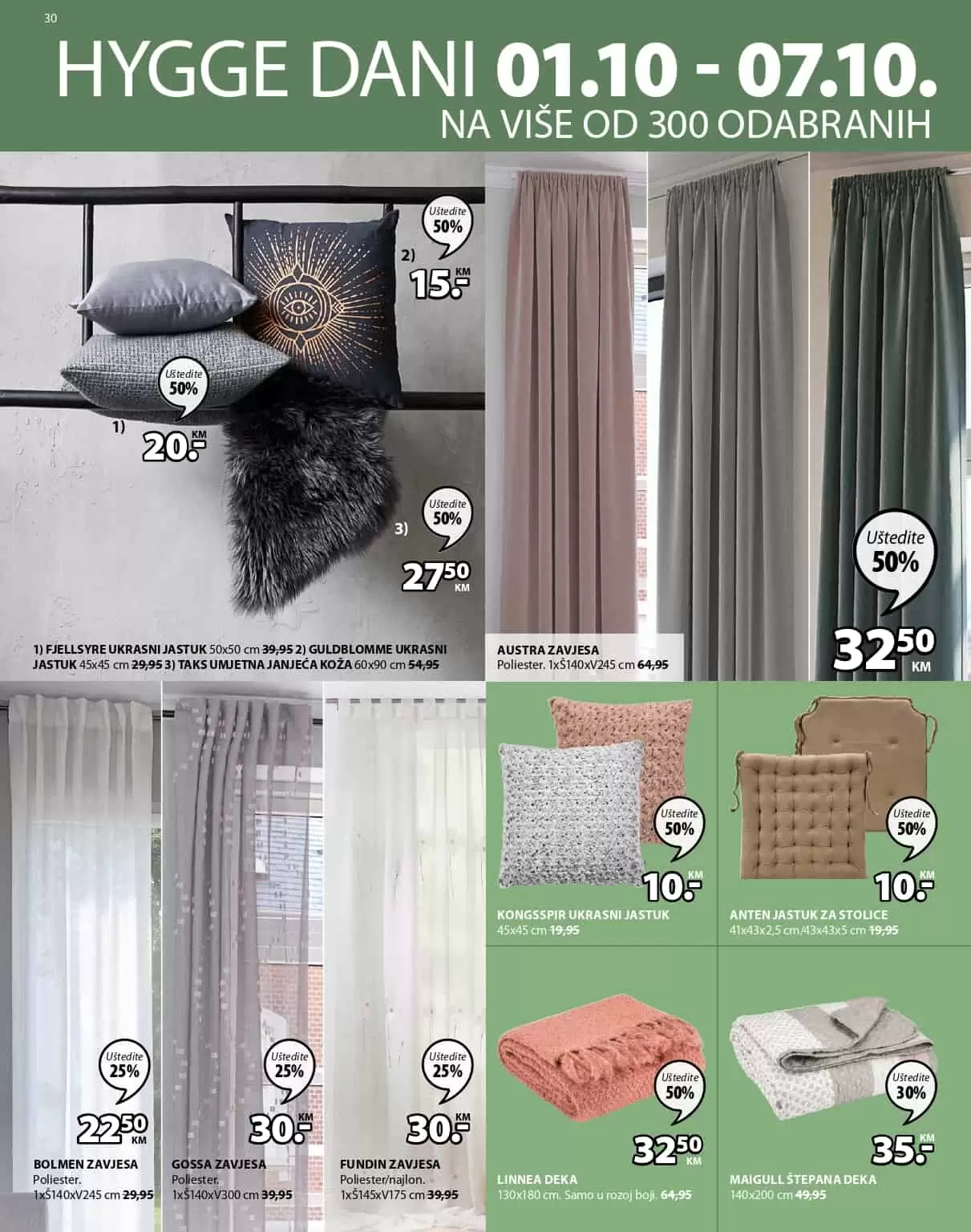 Jysk akcijski katalog. korona virus. snizenje. akcija. popust.