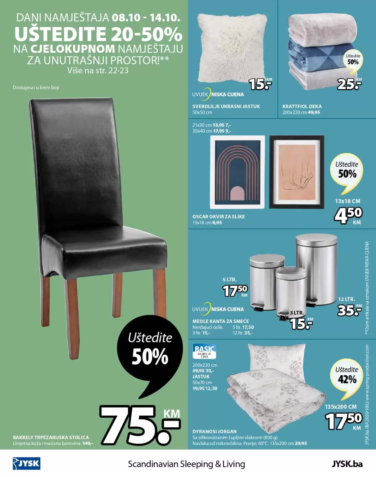 jysk akcijaki katalog. jysk snizenje. jysk popust.