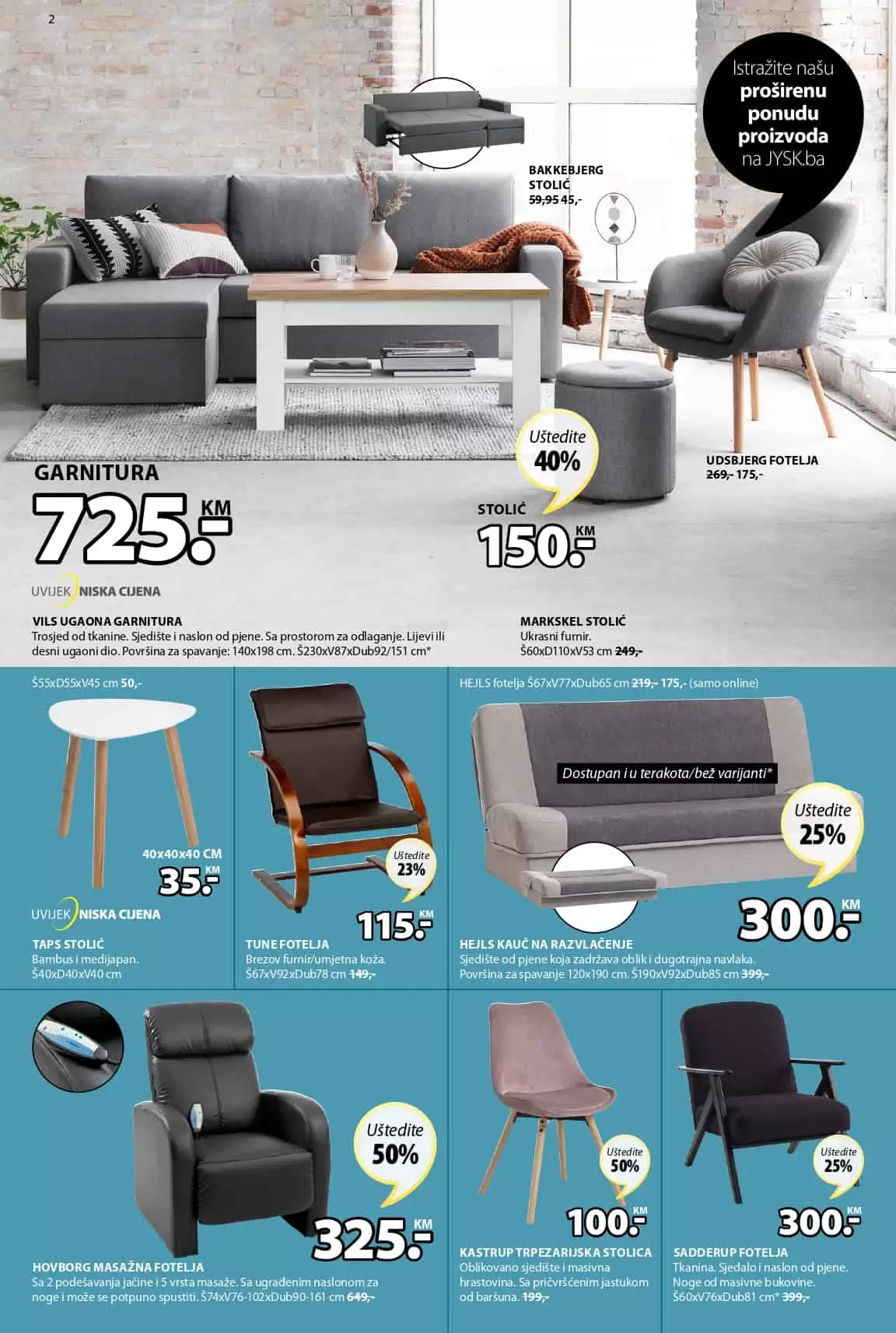 jysk akcijski katalog. jysk raspodaja. jysk snizenje. jysk popust. kauc. krevet. ogledalo.
