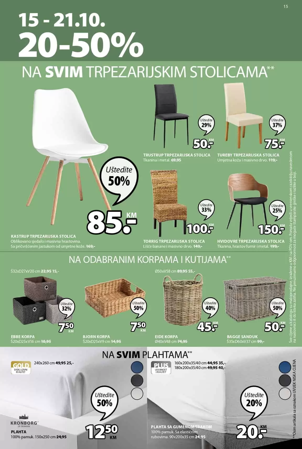 jysk akcijski katalog. jysk raspodaja. jysk snizenje. jysk popust. trpezarijska stolica.