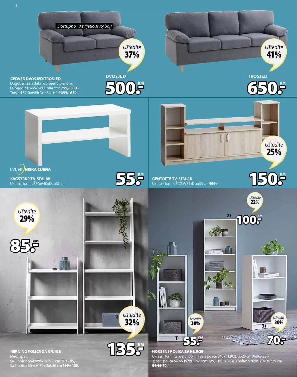 jysk akcijski katalog. jysk raspodaja. jysk snizenje. jysk popust. stalak za tv