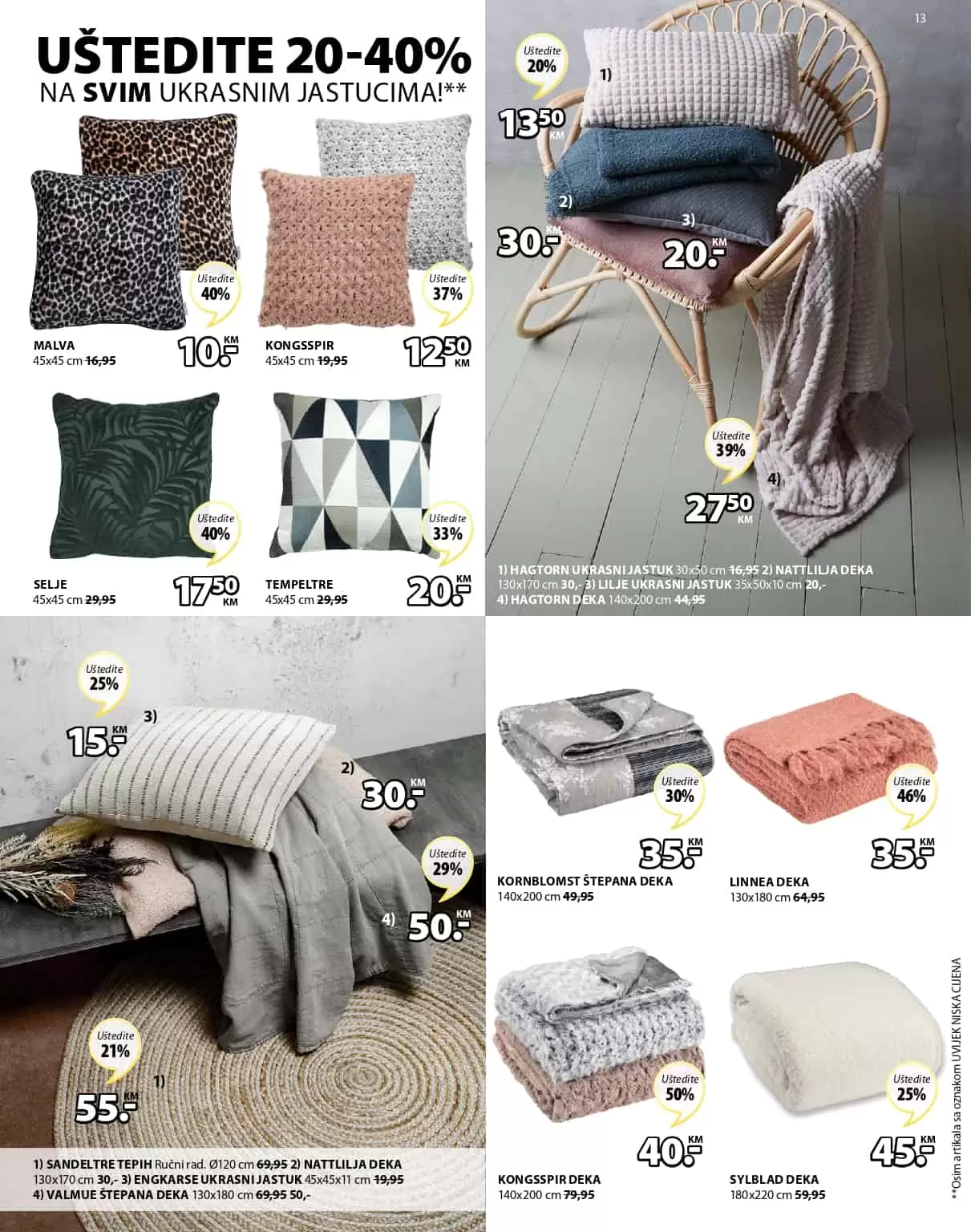 jysk akcijski katalog. jysk raspodaja. jysk snizenje. jysk popust. jastuk. dekorativni jastuk.