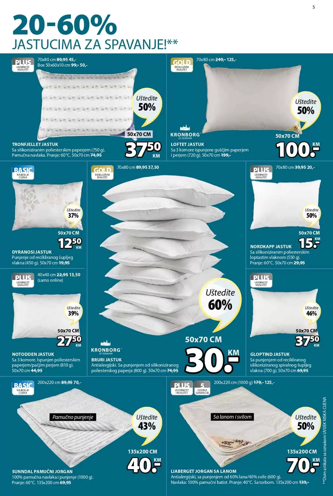 Jysk akcijski katalog. snizenje. popust. Jysk madrac, Jysk rasporodaja.