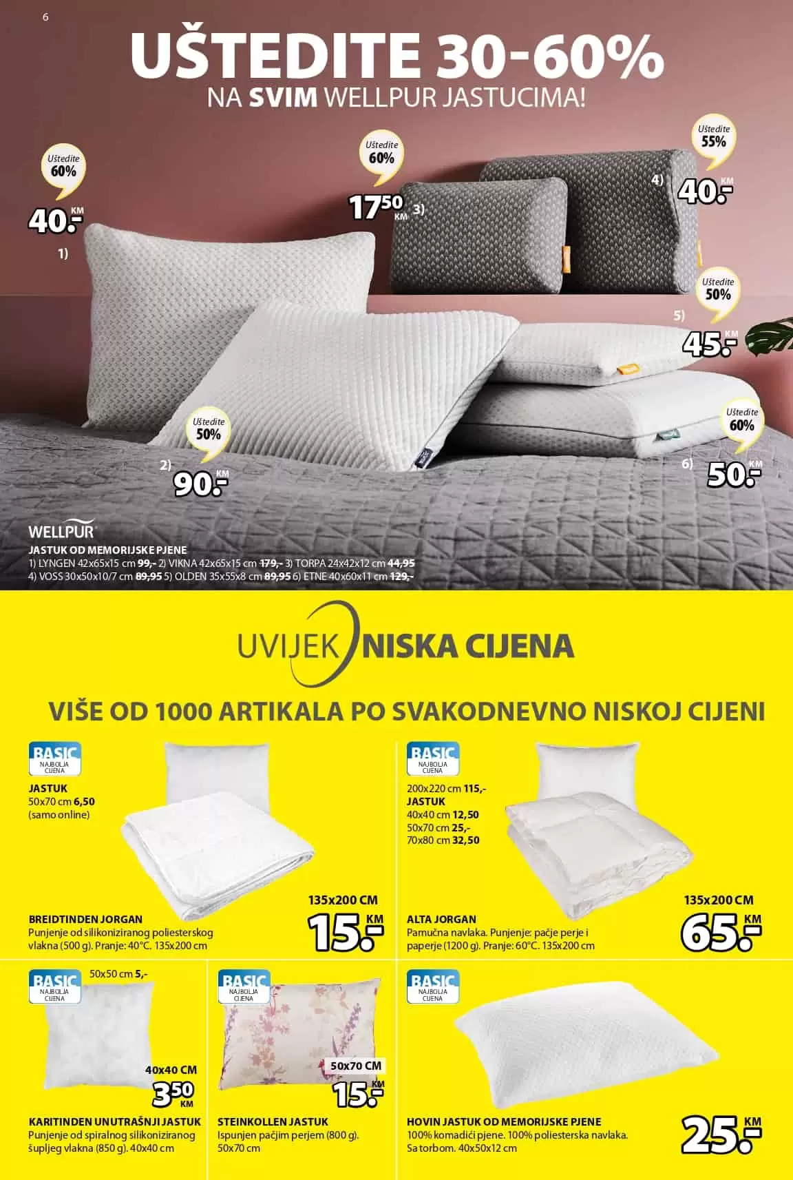 Jysk akcija. Jysk madrac. katalog. popust. snizenje.