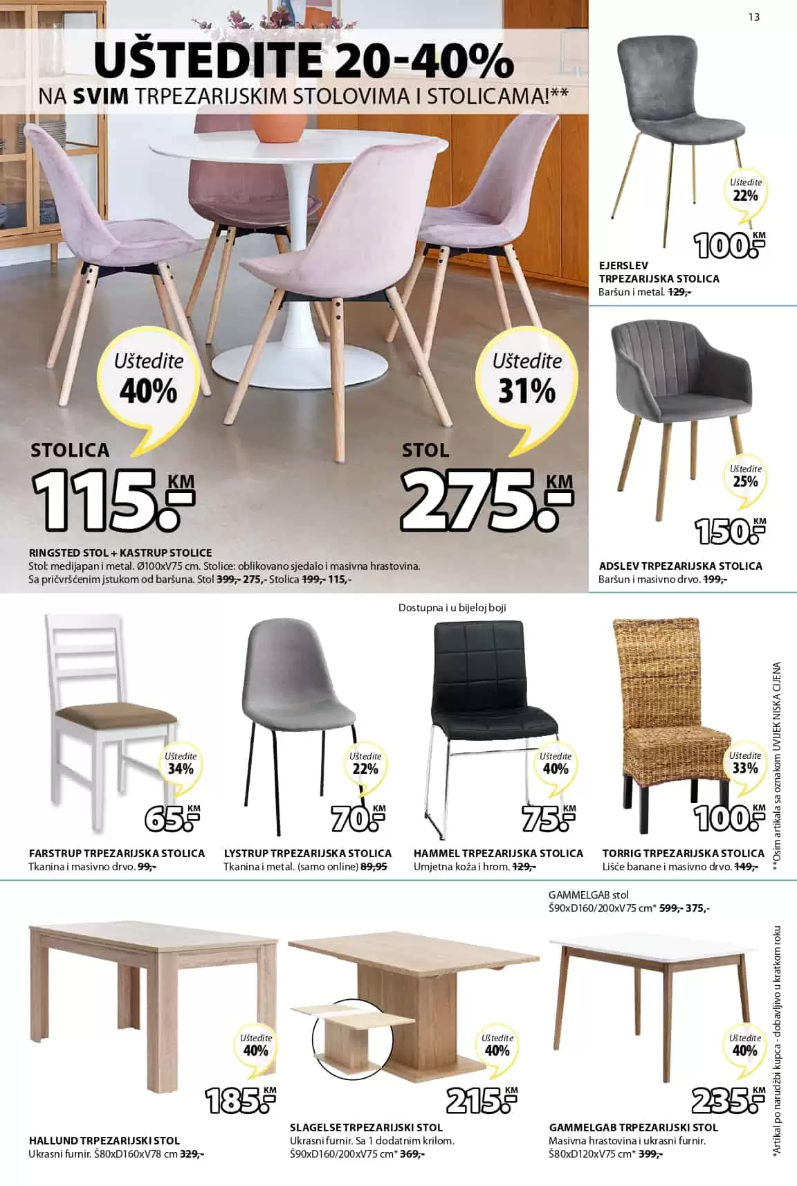 trpezarijska stolica.