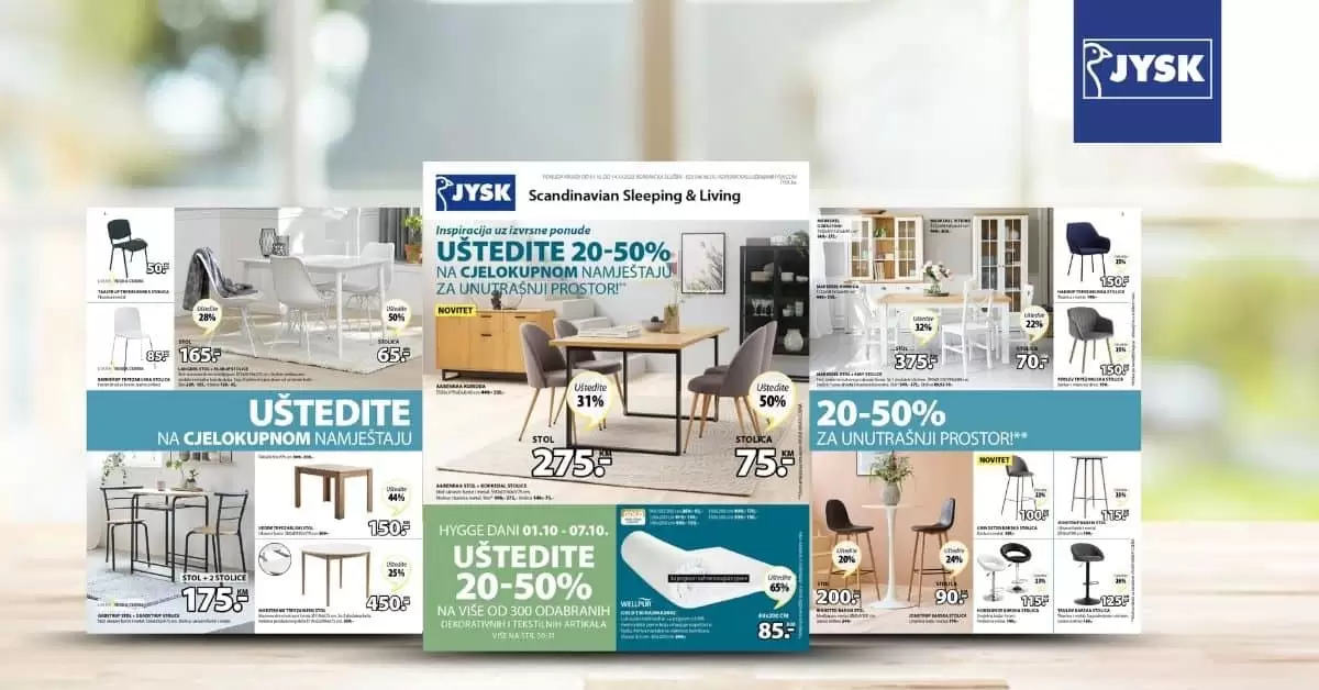 Jysk akcija. Jysk madrac. katalog. popust. snizenje.