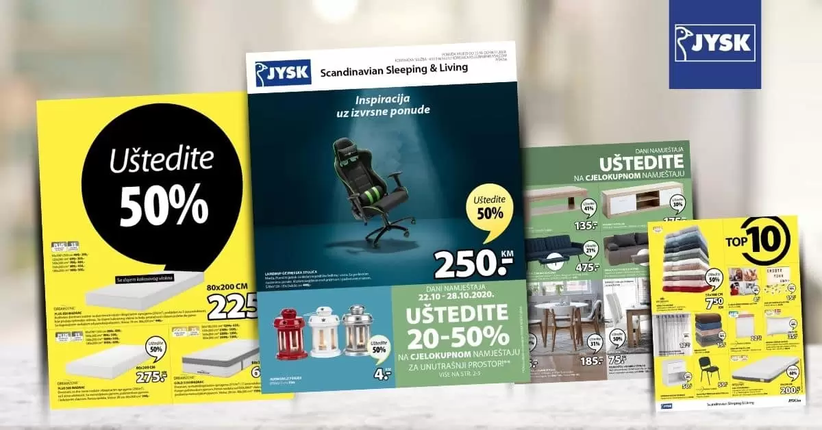 jysk akcijski katalog. jysk raspodaja. jysk snizenje. jysk popust.