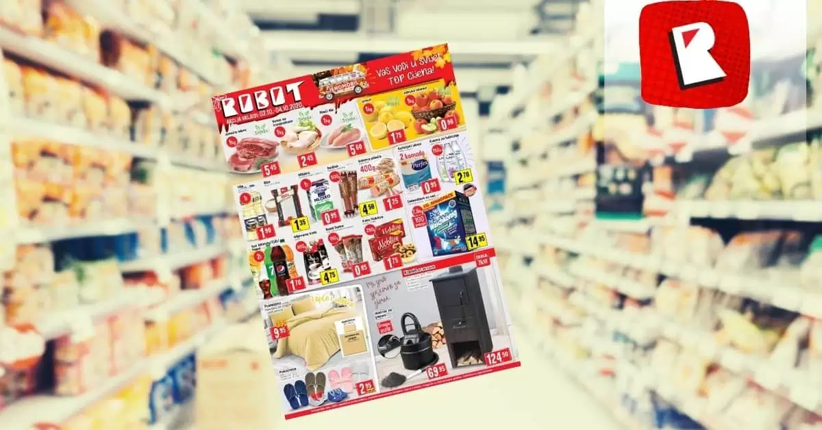 robot akcijski katalog. robot vikend akcija. snizenje. popust.