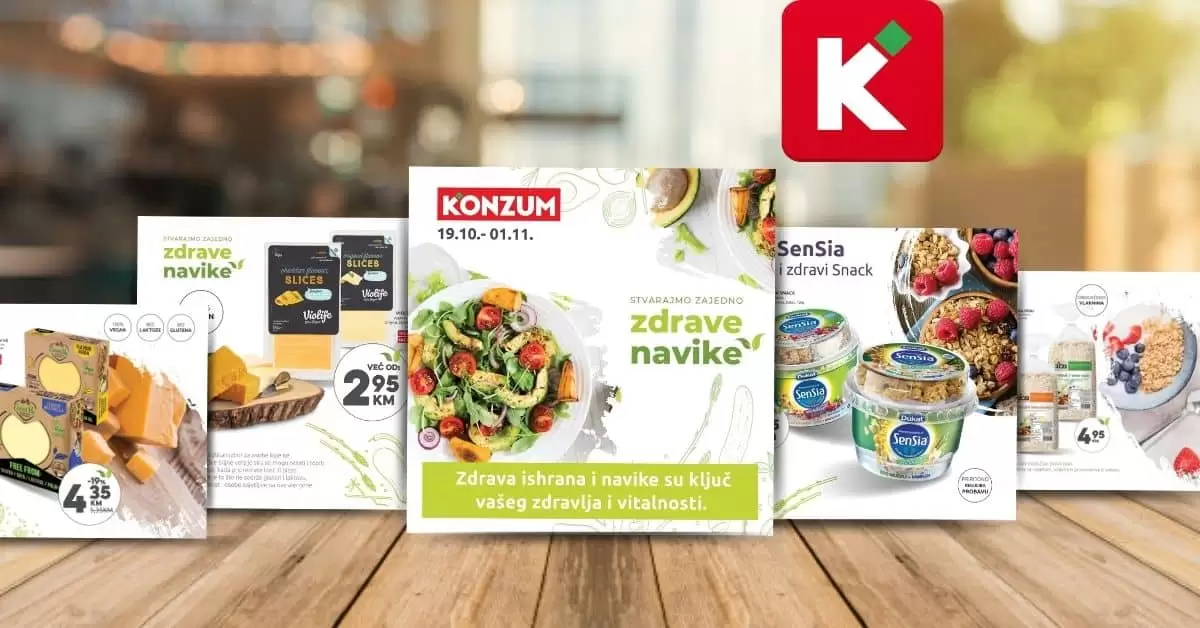 konzum katalog. konzum akcija. snizenje. akcija. popust.