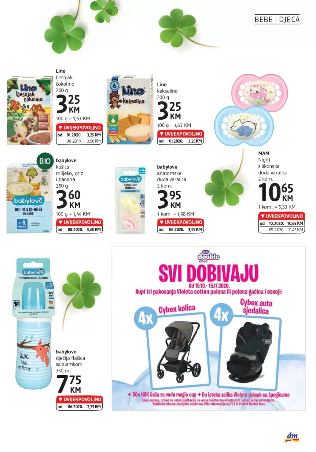 dm katalog. dm snizenje. dm akcija. dm popust. pampers, violeta.