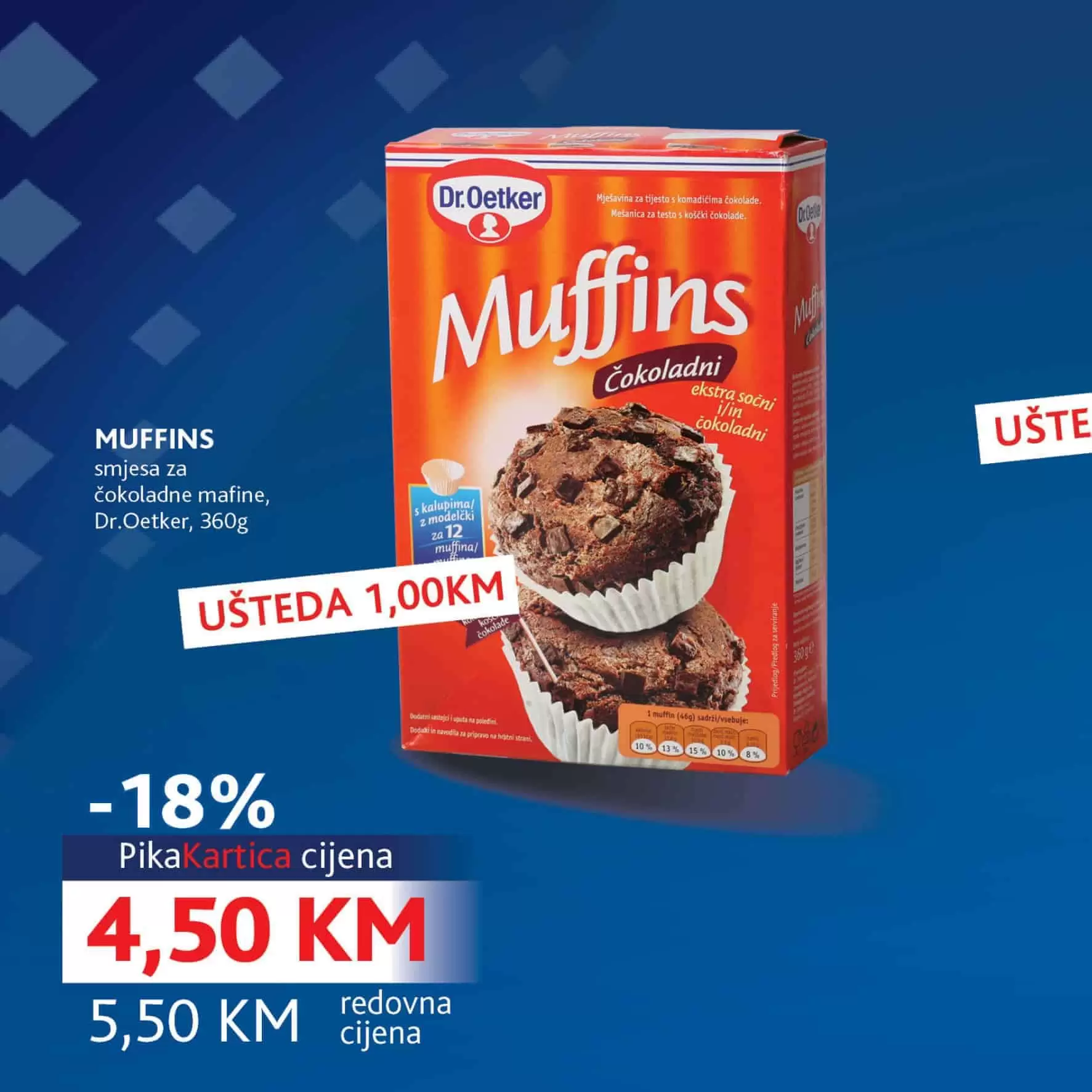 konzum pika kartica. ustedite sa pikom.  dr. oetker muffins