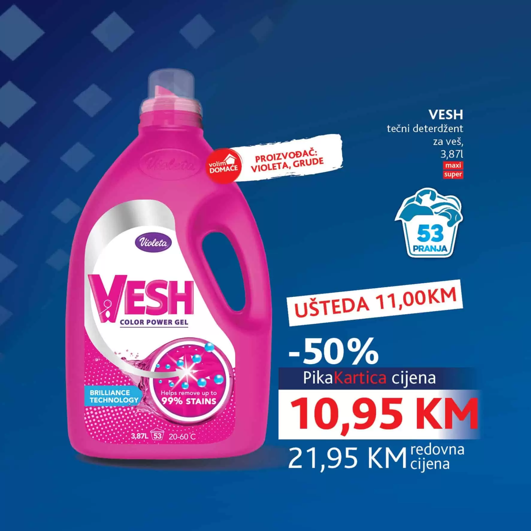 konzum pika kartica. ustedite sa pikom.  violeta vesh