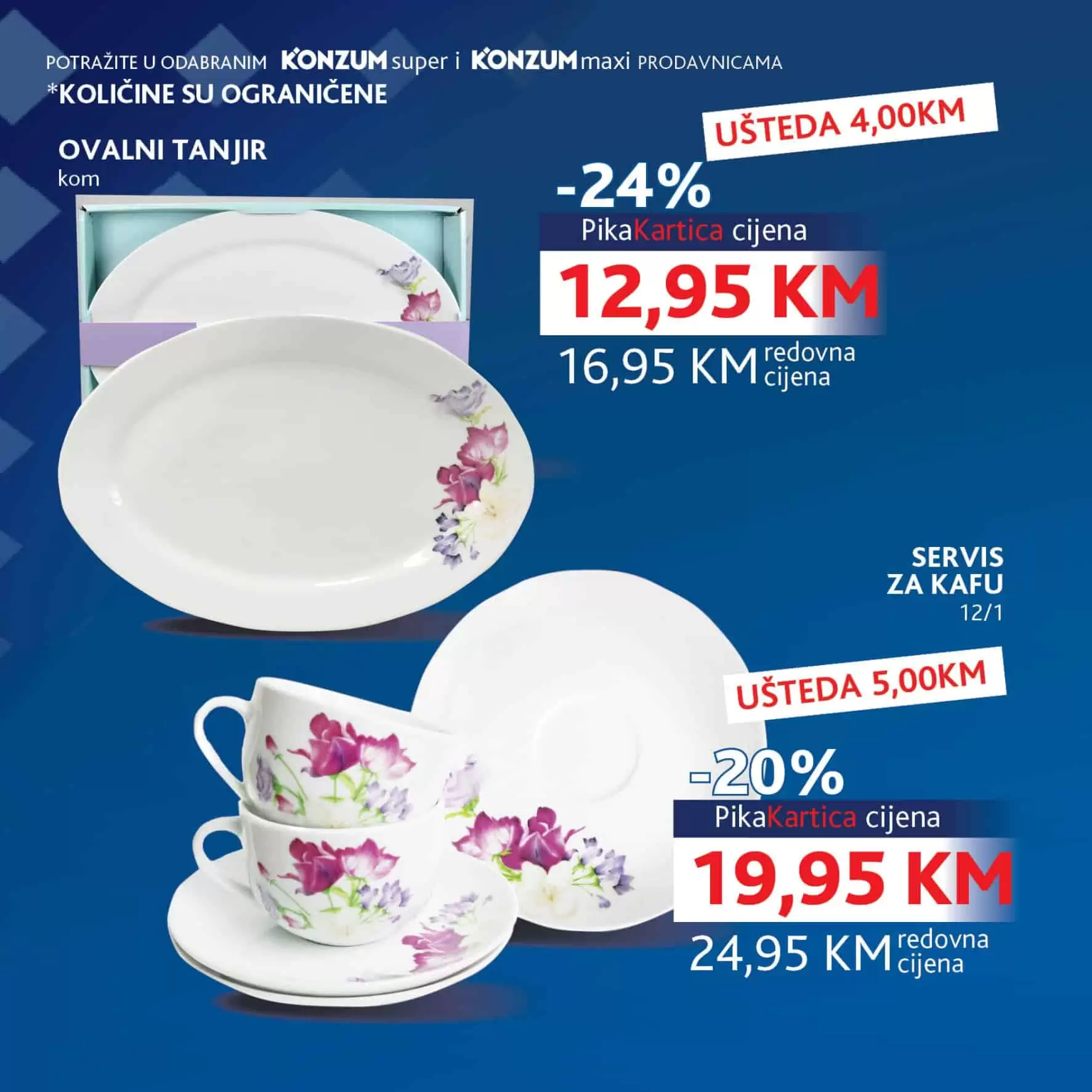 konzum pika kartica. ustedite sa pikom.  servis za sucavanje