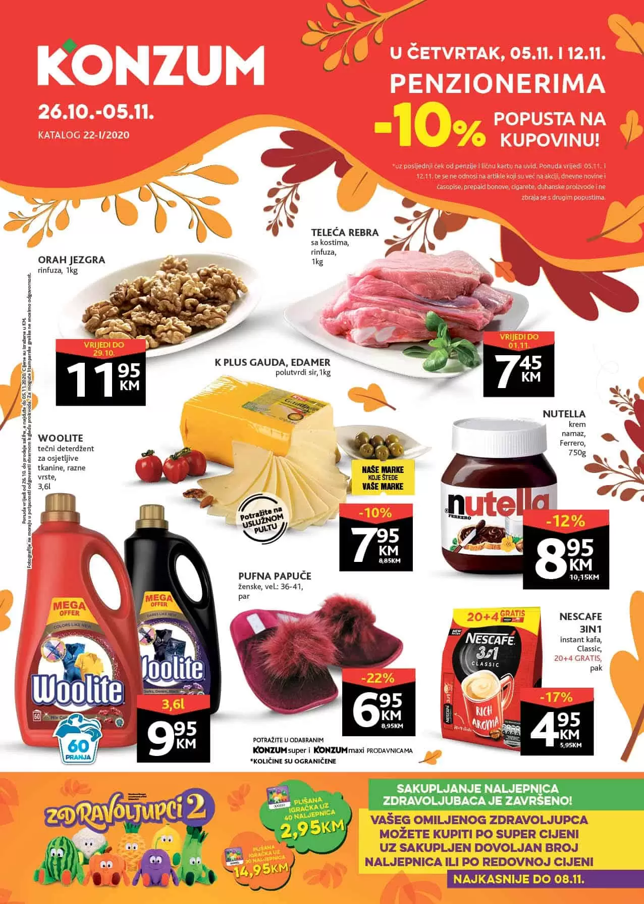 konzum katalog. konzum akcija. snizenje. akcija. popust.