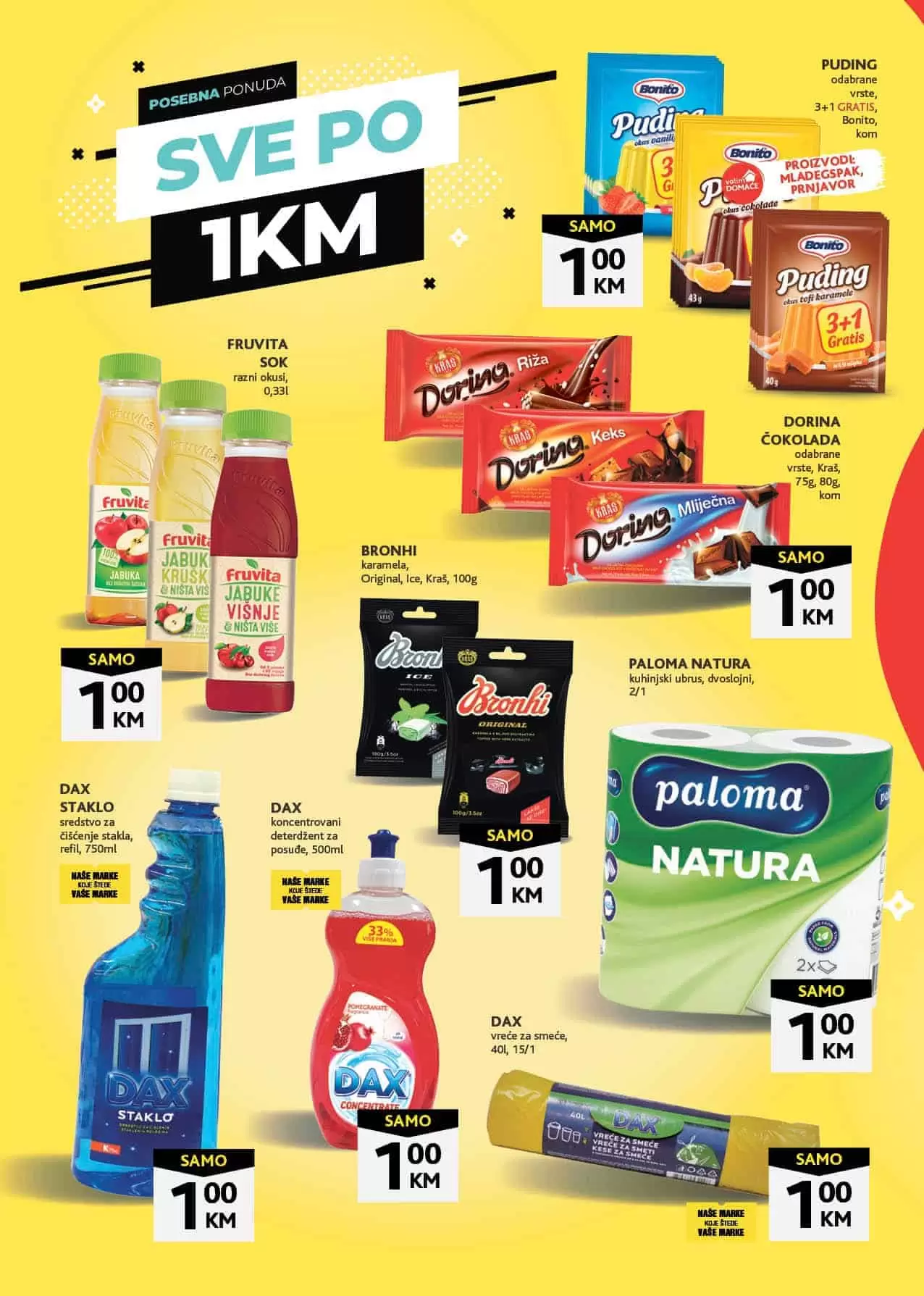 konzum katalog. konzum akcija. snizenje. akcija. popust. sve za 1 KM