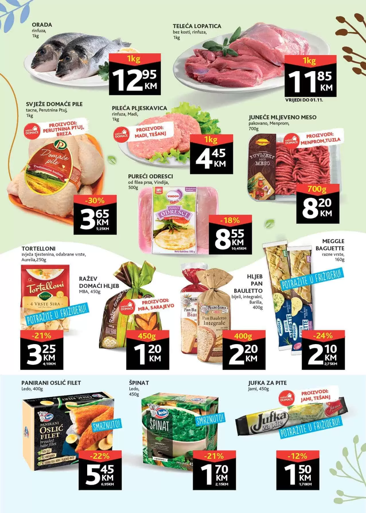 konzum katalog. konzum akcija. snizenje. akcija. popust. svjeze meso