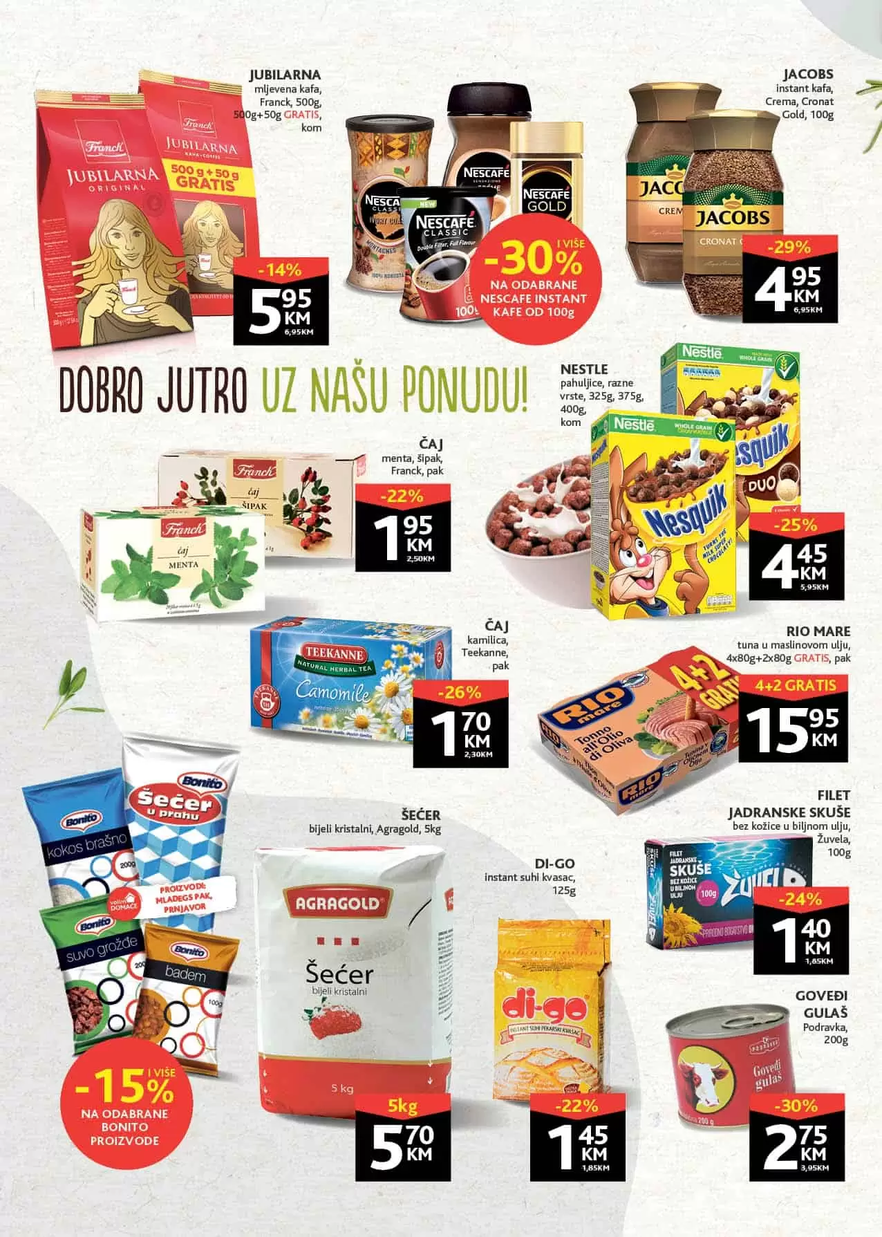 konzum katalog. konzum akcija. snizenje. akcija. popust. secer