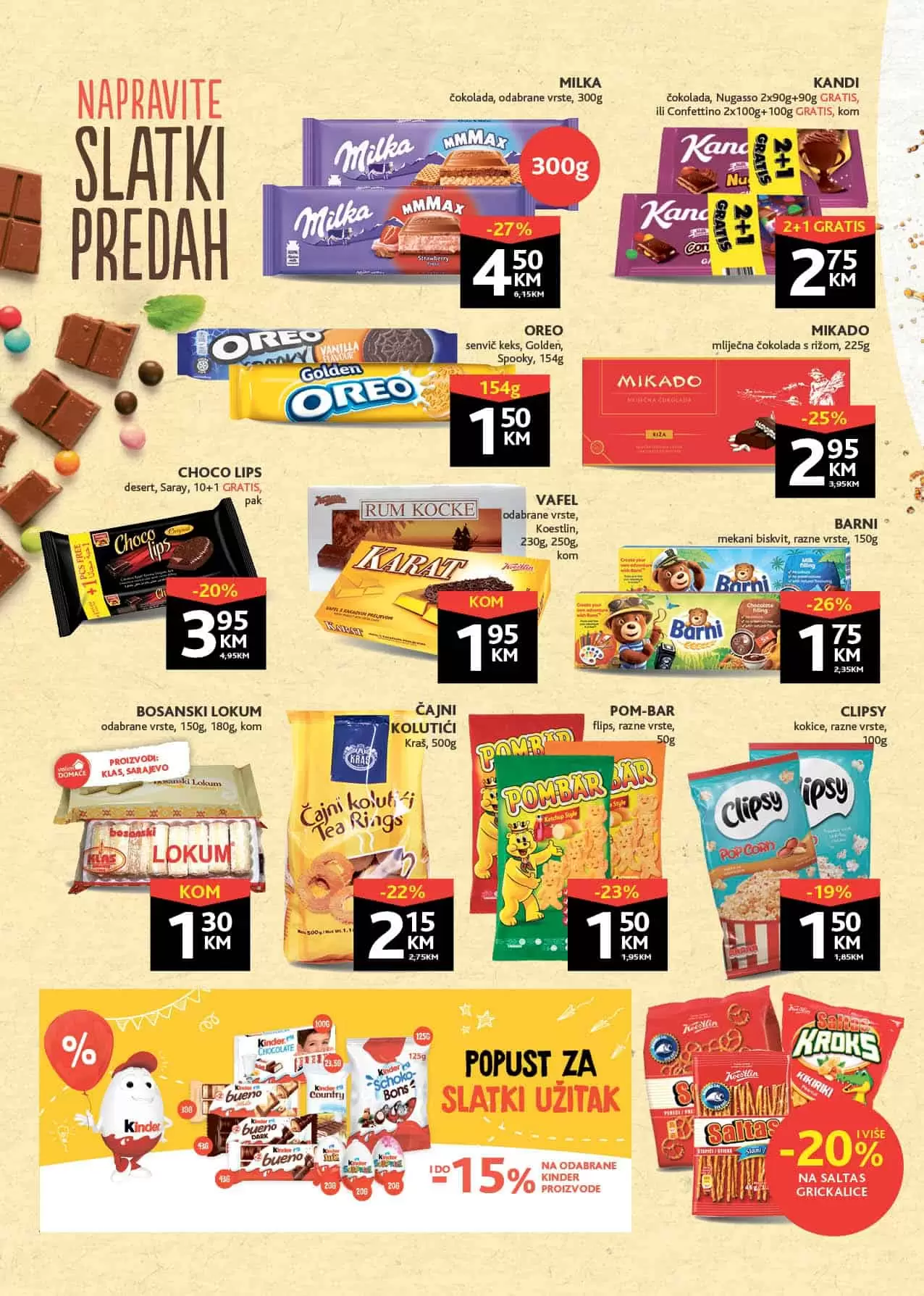 konzum katalog. konzum akcija. snizenje. akcija. popust. grickalice konzum