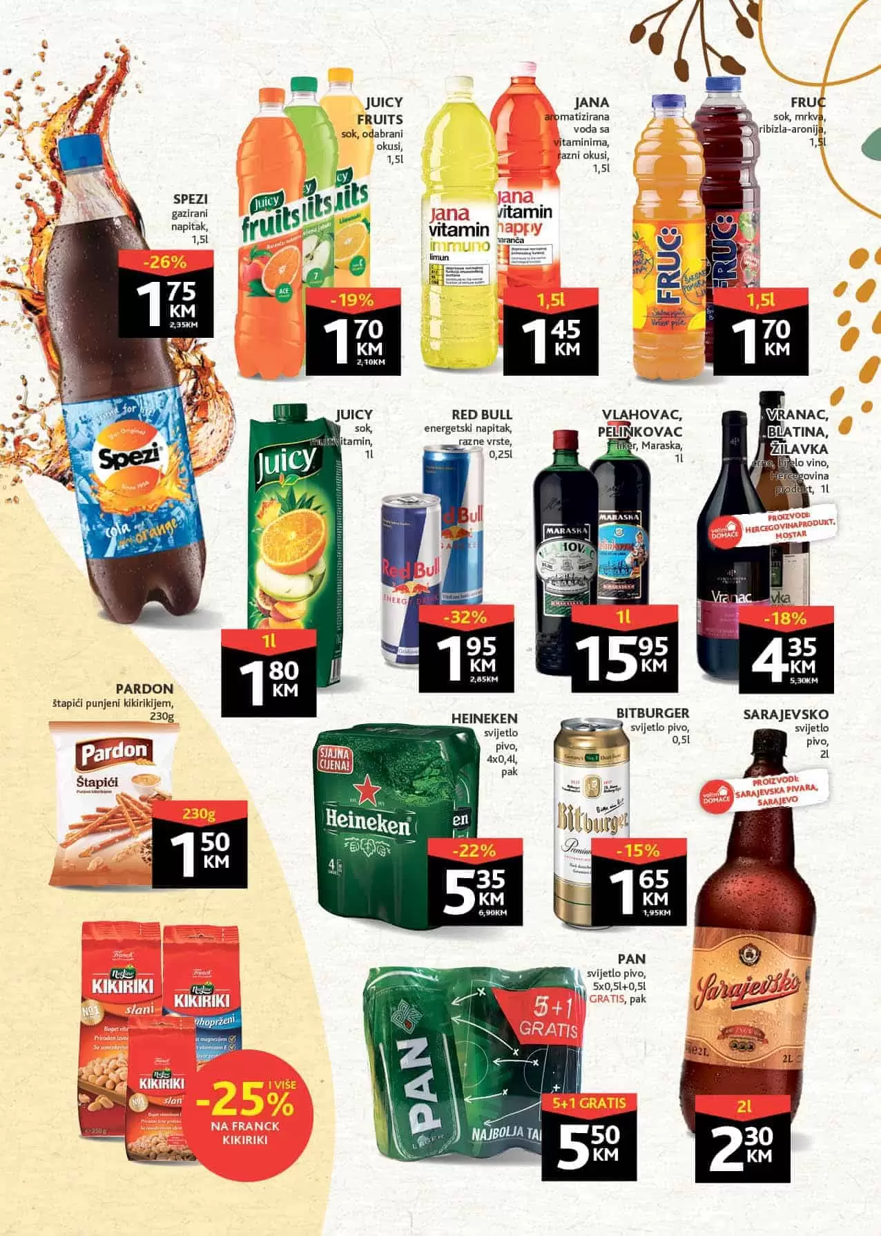 konzum katalog. konzum akcija. snizenje. akcija. popust. sok. koji sok je najbolji