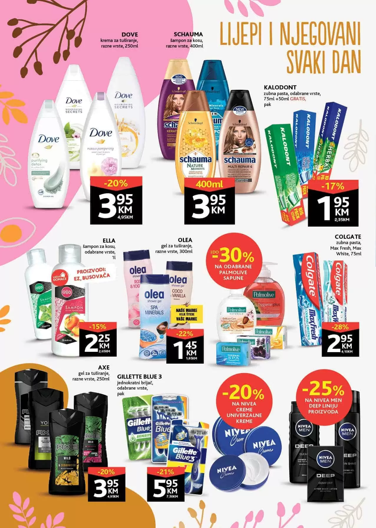 konzum katalog. konzum akcija. snizenje. akcija. popust. njega tijela.