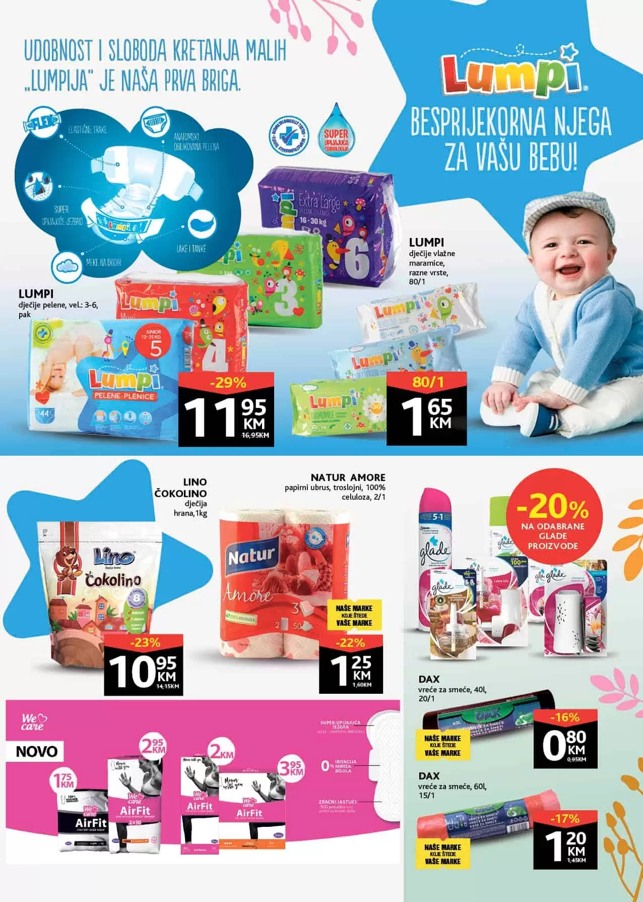 konzum katalog. konzum akcija. snizenje. akcija. popust. pelene. bebe.