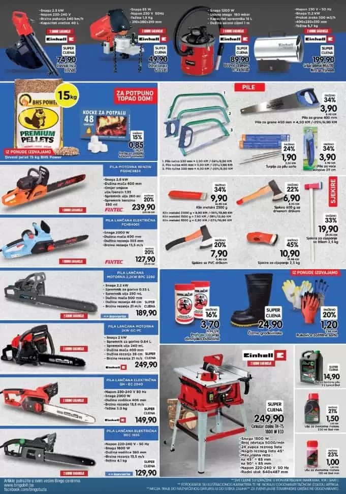bingo katalog. bingo akcija. bingo popust.   masice. pila. elektricna pila. 