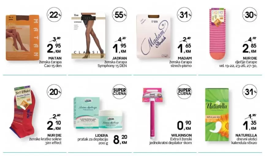 cm akcija. cm snizenje. cm popusti.  brijaci. 