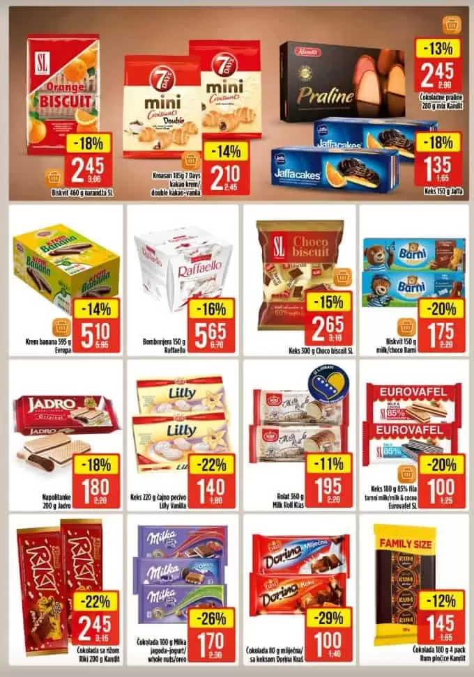 bingo senzacija. bingo snizenje. bingo akcija. bingo popust.  raffaelo. 