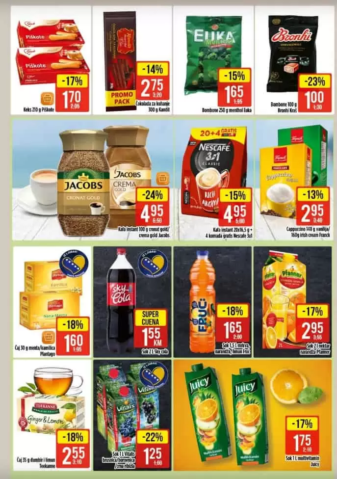 bingo senzacija. bingo snizenje. bingo akcija. bingo popust.  kafa. instant kafa. 