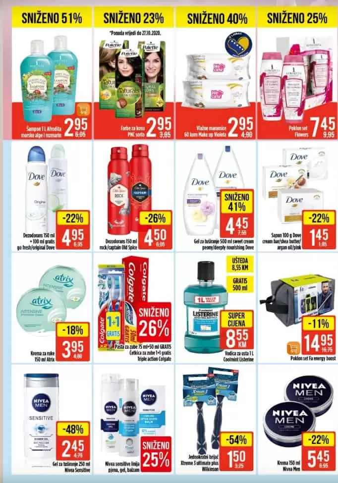 bingo senzacija. bingo snizenje. bingo akcija. bingo popust.  dove deo. oralna higijena. 