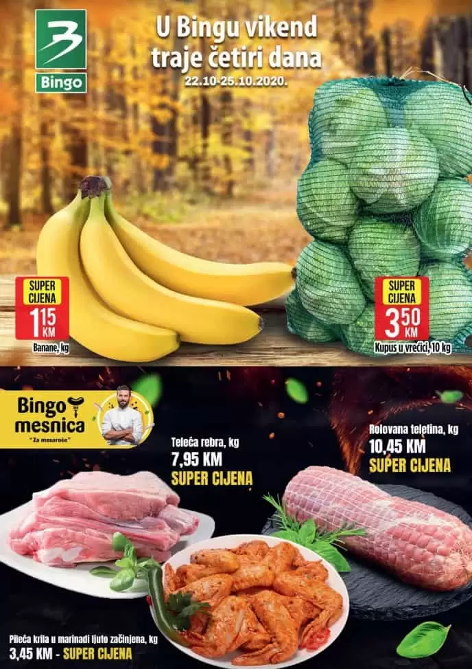 bingo vikend akcija. bingo snizenje. bingo akcija. bingo popust.