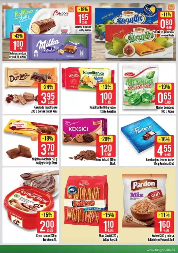 bingo vikend akcija. bingo snizenje. bingo akcija. bingo popust. milka cokolada
