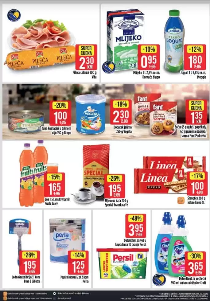 bingo akcijski katalog. snizenje. popust. akcija. snizeno. 