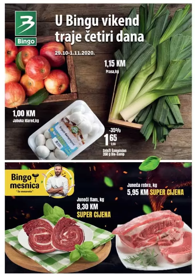 bingo akcijski katalog. snizenje. popust. akcija. snizeno. 