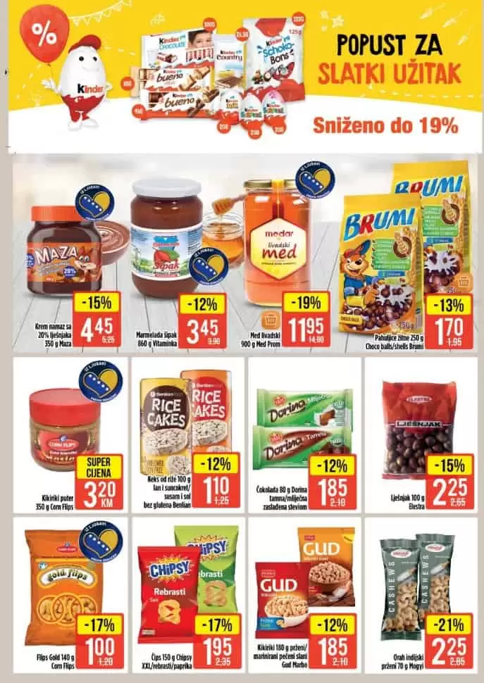 bingo akcijski katalog. snizenje. popust. akcija. snizeno.  dzem. eurokrem. 