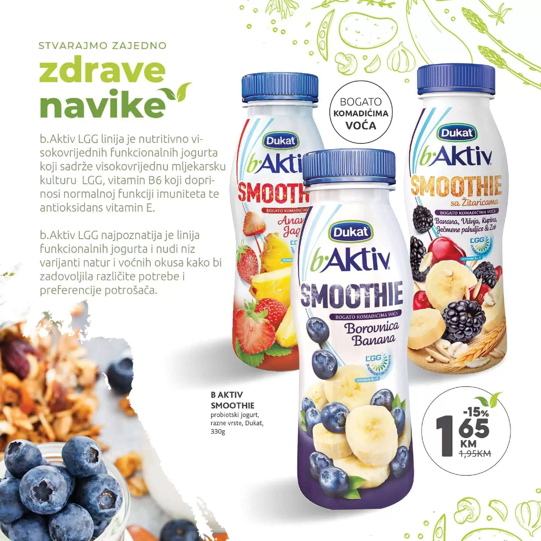 dukat aktiv. jogurt. 