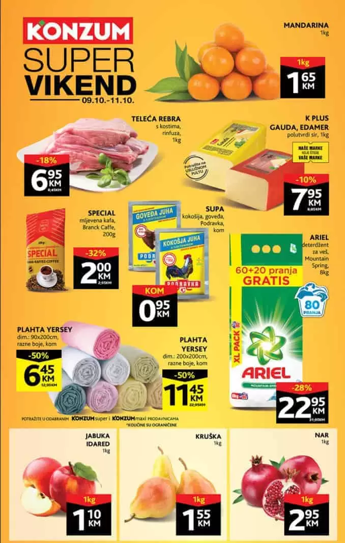 konzum katalog. konzum akcija. snizenje. akcija. popust.