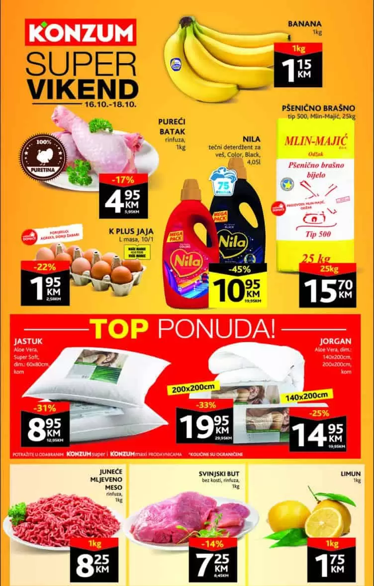 konzum katalog. konzum akcija. snizenje. akcija. popust.